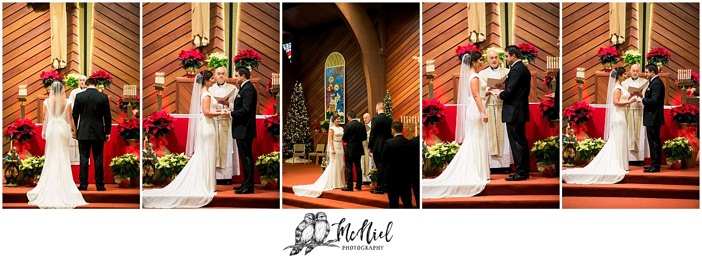 Wisconsin Winter Wedding Ceremony